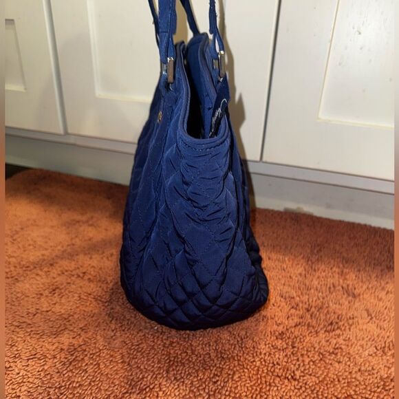 Vera Bradley Glenna Quilted Satchel Tote in Deep Navy
NWOT - Picture 7 of 12